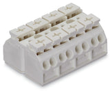 WAGO Klemmleiste 0,5-4qmm 32A 4p 48mm ws Serie 862 862-634 Thermopl Federzug