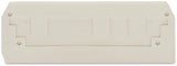 WAGO Abschl/Zwischenplatte rastb lgr Serie 284 284-341