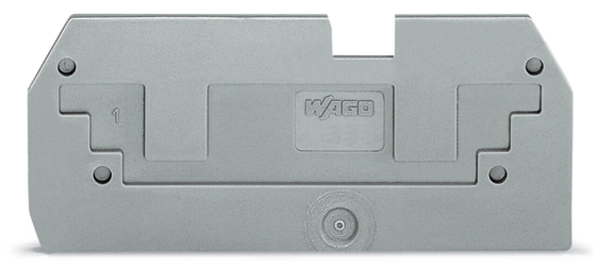 WAGO Abschlussplatte rastb gr Serie 284 284-357