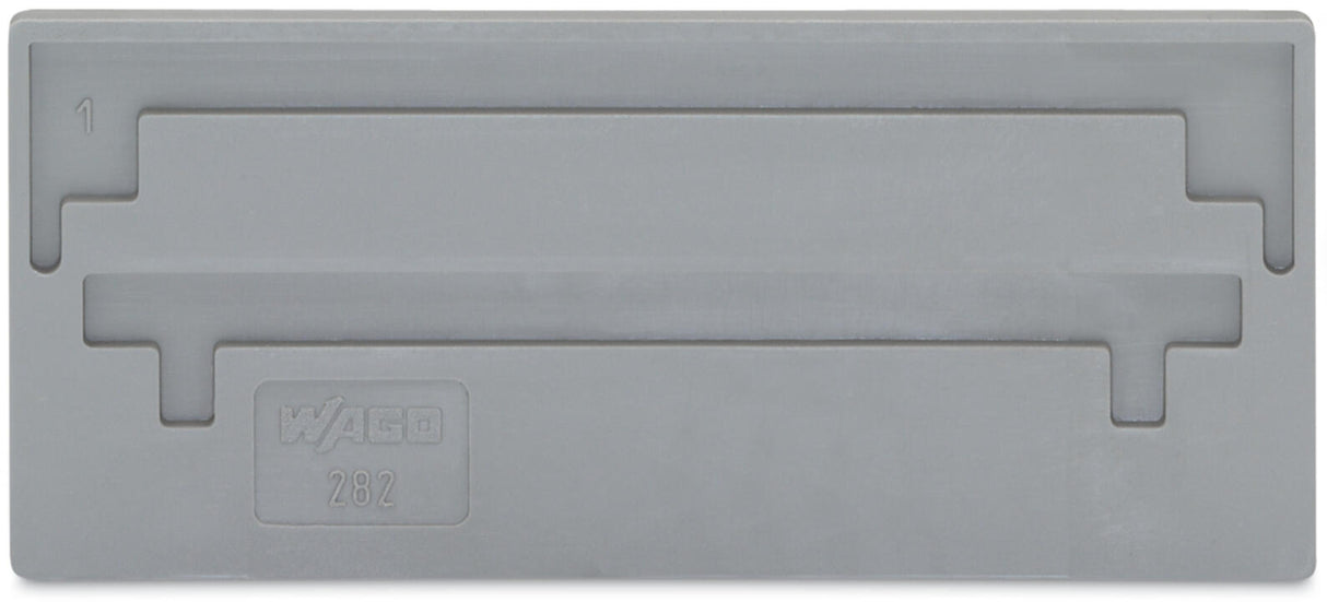 WAGO Zwischenplatte rastb gr Serie 282 282-326