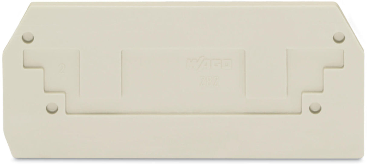 WAGO Abschl/Zwischenplatte rastb lgr Serie 282 282-330