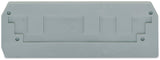 WAGO Abschl/Zwischenplatte rastb gr Serie 284 284-308