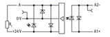 WAGO Optokoppler 24V 0,0077A 20-30V Serie 859 859-708 Transistor