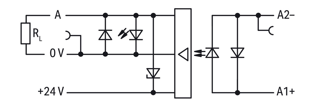WAGO Optokoppler 24V 0,008A 20-30V Serie 859 859-758 Transistor