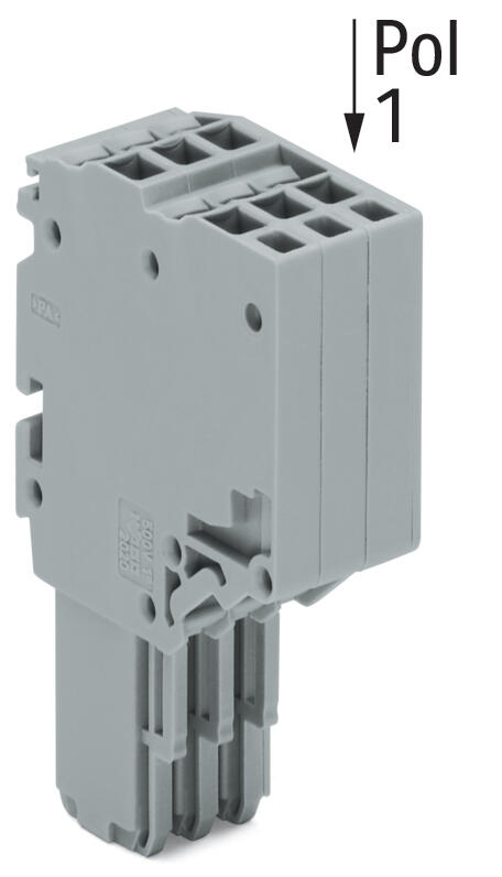 WAGO Klemmleiste 0,14-1,5qmm 13,5A 5p gr Serie 2020 2020-205/133-000 Thermopl