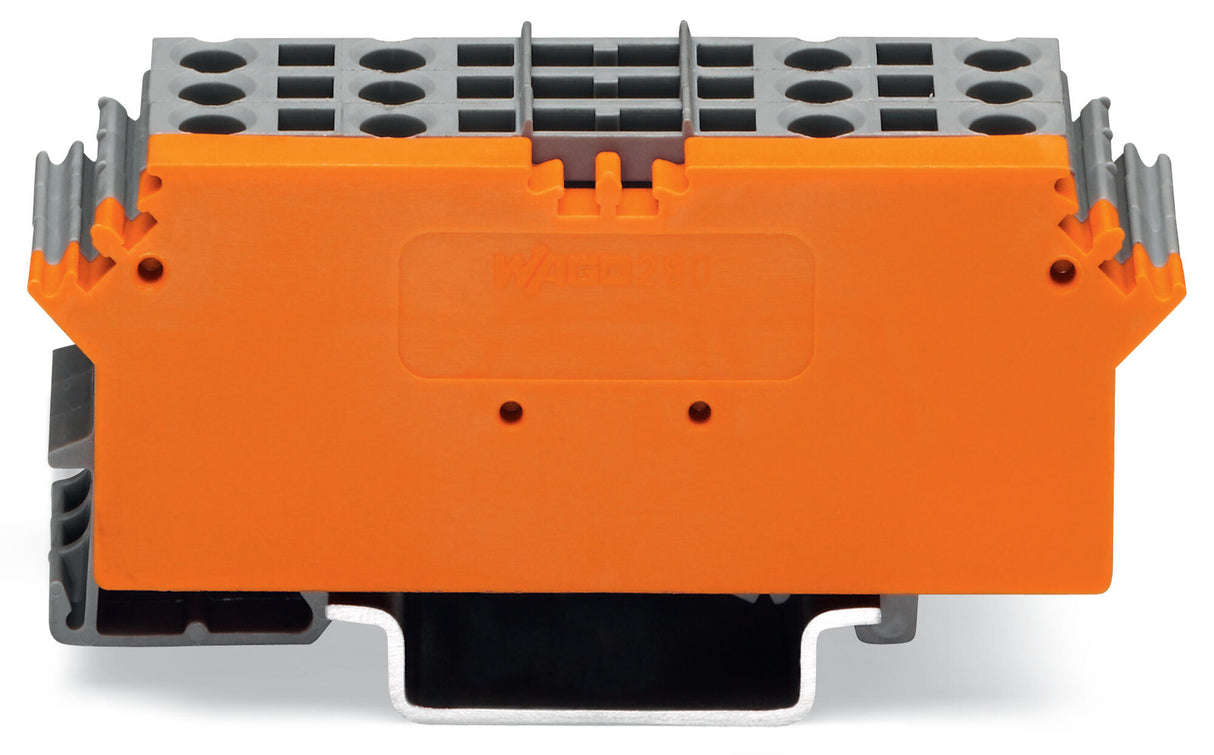 WAGO Verteilerblock 1Etage 12kl gr 10A Serie 280 280-763 TS35