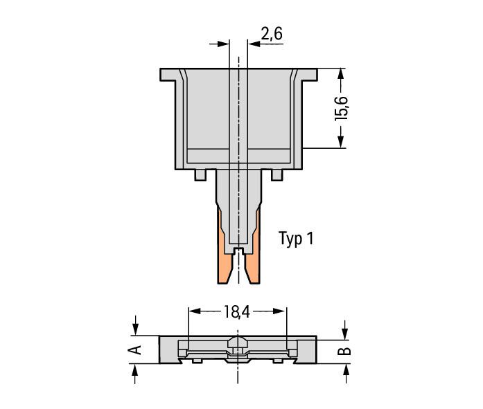WAGO Bauelementestecker gr steckb 5mm Serie 280 280-801/281-938