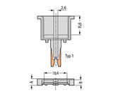 WAGO Bauelementestecker gr steckb 5mm Serie 280 280-801/281-413