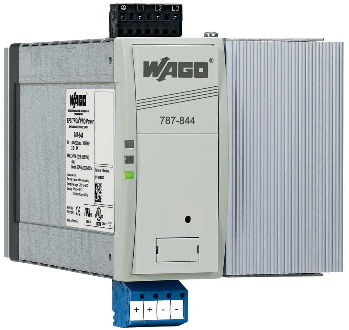 WAGO Gleichstromversorgung REG 960W 40A Serie 787 787-844 22,8-28,8V 400-500VAC