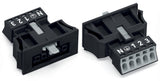 WAGO Gerätebuchse 5p ger Snap/schraub Serie 890 890-705/006-000 Federzug 400V