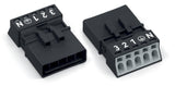 WAGO Steckverbinder Gebäude Stecker 5p Serie 890 890-215 Federzug 400V 13A