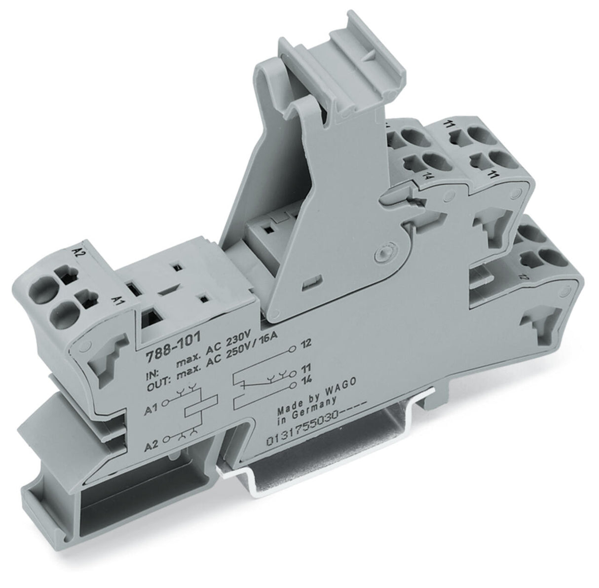 WAGO Relaissockel TS35 Federzug 8Pins Serie 788 788-103 15x63x86mm