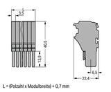 WAGO Verbindungsklemme 0,14-1,5qmm 13,5A Serie 2020 2020-112 12p Thermopl 3,5mm