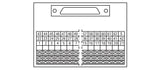 WAGO Übergabemodul 62p 125V 1A Federzug Serie 289 289-708 D-Sub 108x85x62mm