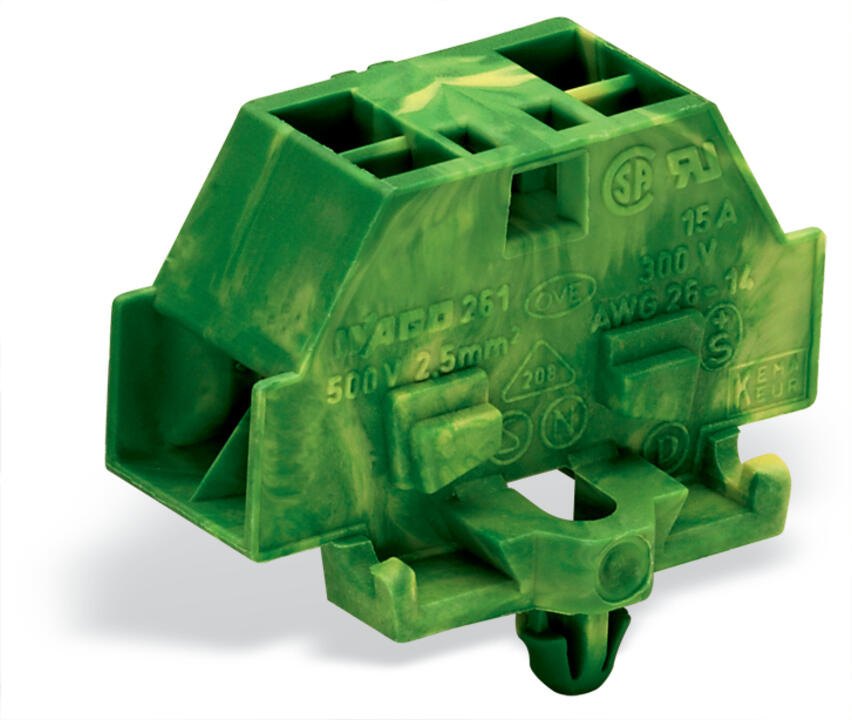 WAGO Klemmleiste 0,08-2,5qmm 24A 1p 10mm Serie 261 261-347/342-000 Thermopl