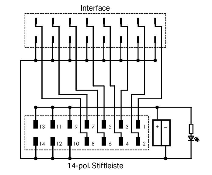 WAGO Übergabemodul 14p V 1A Steckanschl 8f, INPUT 857-981 Flachstecker