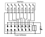 WAGO Übergabemodul 14p V 1A Steckanschl 8f, INPUT 857-981 Flachstecker
