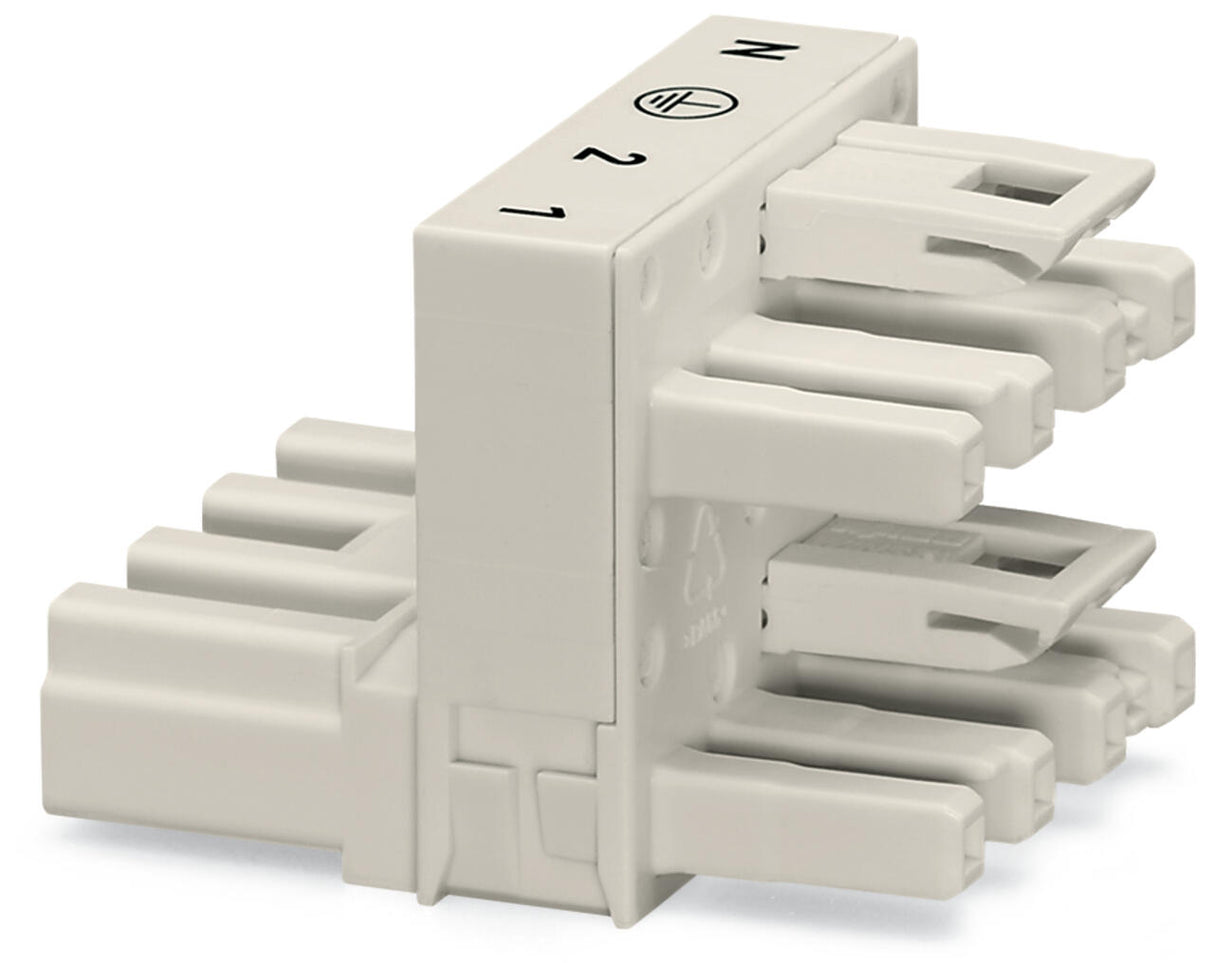 WAGO H-Verteiler PA 4Eing 4p 8Ausg 400V Serie 770 770-994 25A IP20 hfr
