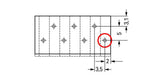 WAGO Printklemme 22f 1re gr RM=3,5 Serie 805 805-322 Federzug/Löt
