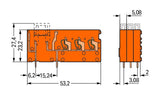 WAGO Printklemme 3f 1re or RM=5,08 Serie 742 742-168 Federzug/Löt