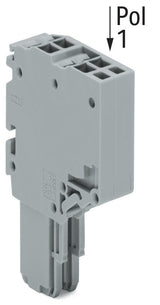 WAGO Klemmleiste 0,14-1,5qmm 13,5A 2p gr Serie 2020 2020-202/132-000 Thermopl
