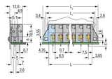 WAGO Printklemme 5f 1re gr RM=7,5 Serie 741 741-325 Federzug/Löt