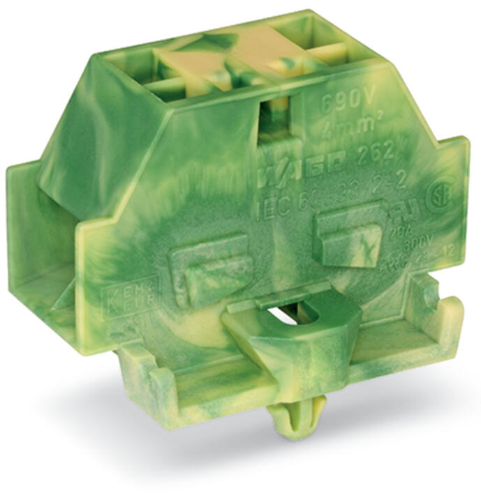 WAGO Klemmleiste 0,08-4qmm 32A 1p 12mm Serie 262 262-347 Thermopl gn/ge