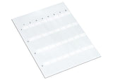WAGO Kabelmarkierung ws Etikett 3-8mm Serie 211 211-150 Kst 35x17mm Textf