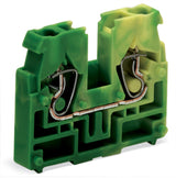 WAGO Klemmleiste 0,08-4qmm 24A 1p 5mm Serie 869 869-307 Thermopl gn/ge
