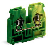 WAGO Klemmleiste 0,08-4qmm 24A 1p 5mm Serie 869 869-357 Thermopl gn/ge