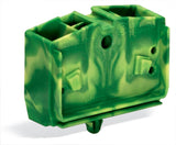 WAGO Klemmleiste 0,08-2,5qmm 24A 1p 10mm Serie 264 264-347 Thermopl gn/ge