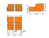 WAGO Verbindungsklemme 0,08-2,5qmm 12A Serie 231 231-639/129-000 9p Thermopl