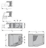 WAGO Zugentlastung Serie 232 232-665