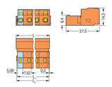 WAGO Verbindungsklemme 0,08-2,5qmm 12A Serie 731 731-635/114-000 5p Thermopl