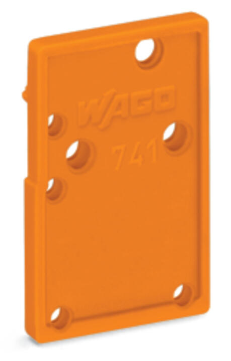 WAGO Abschlussplatte rastb or Serie 741 741-600