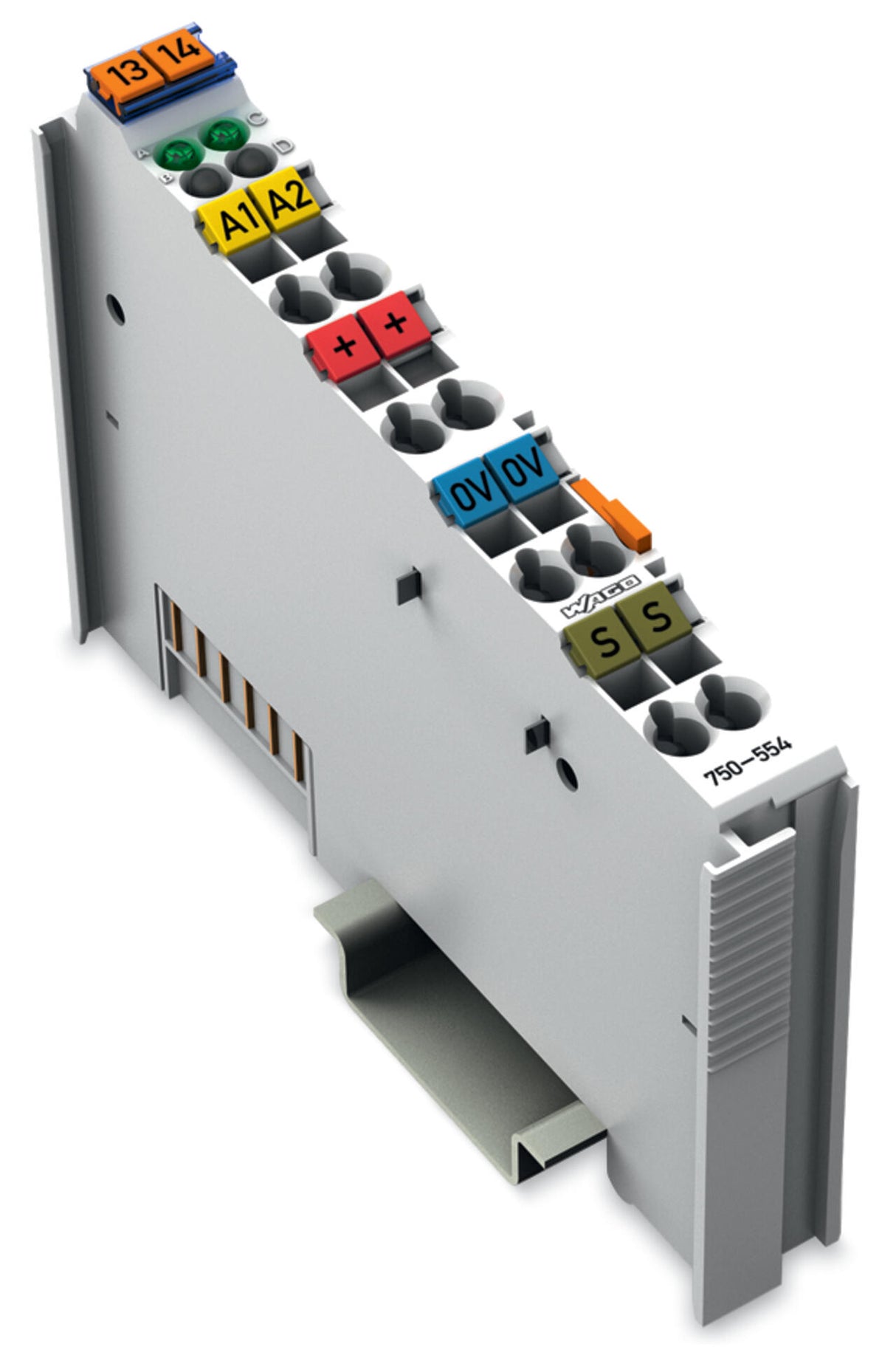 WAGO Analoges I/O-Modul DC 18-31,2V Serie 750 750-554 Ausg.Strom Federzug