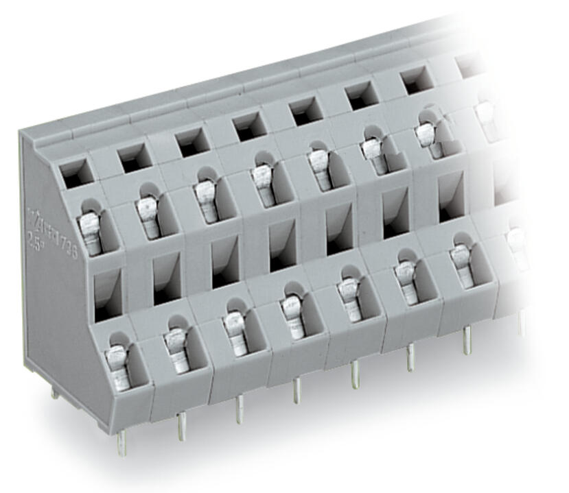 WAGO Printklemme 10f 2re gr RM=7,5 Serie 736 736-510 Federzug/Löt
