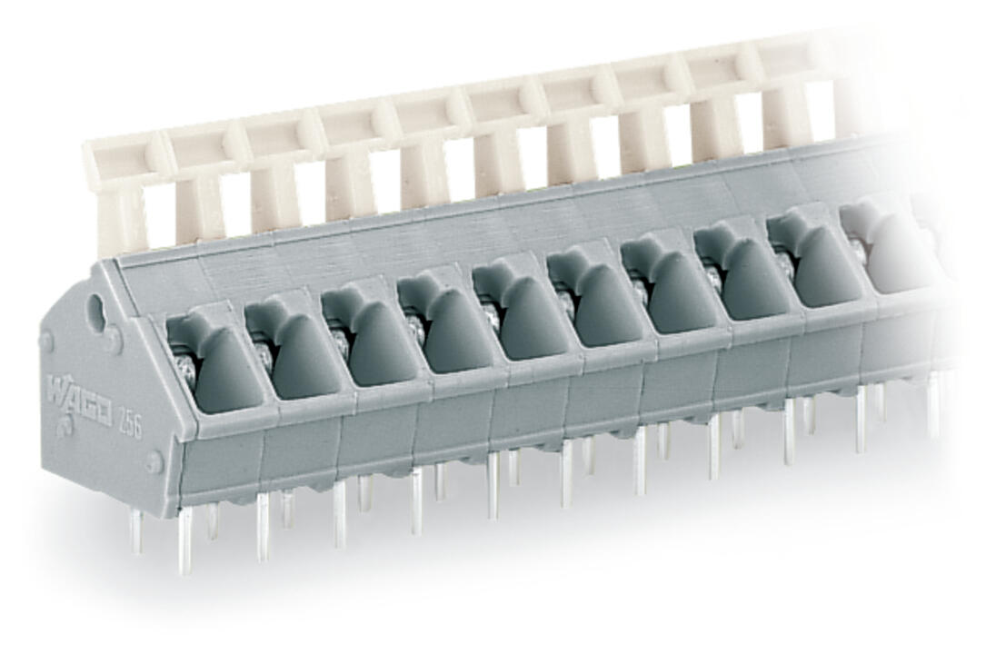 WAGO Printklemme 10f 1re gr RM=5,08 Serie 256 256-410/334-000 Federzug/Löt
