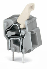 WAGO Printklemme 1f 1re hgn RM=7,62 Serie 257 257-757 Federzug/Löt