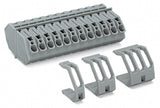 WAGO Klemmleiste 0,08-4qmm 32A 3p 7mm gr Serie 826 826-163 Thermopl Federzug