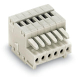 WAGO Verbindungsklemme 0,08-0,5qmm 6A 5p Serie 733 733-105 Thermopl 2,5mm lgr