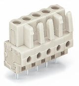 WAGO Platinenstecker Stift 5p lgr 1re Serie 722 722-135/039-000 5mm zinn Löt