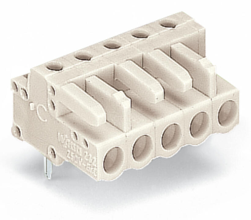 WAGO Platinenstecker Stift 2p lgr 1re Serie 722 722-232 5mm zinn Löt