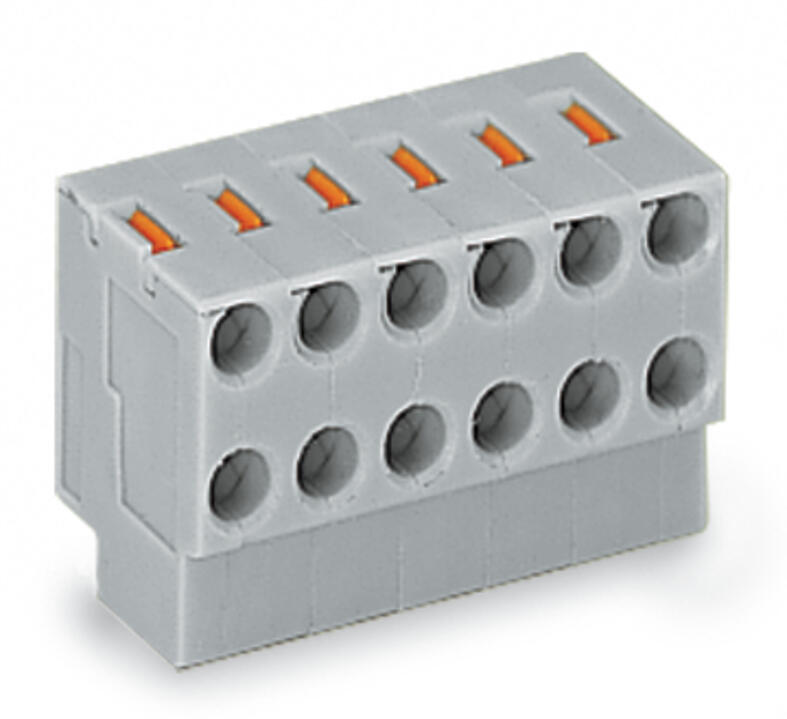 WAGO Printklemme 10f 2re gr RM=3,5 Serie 252 252-160 Steckklemm/Löt