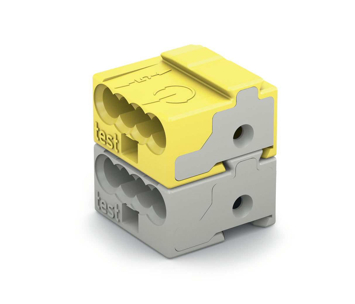 WAGO Steckklemme 8f 100V 6A lgr/ge Serie 243 243-212 f.Massivleit