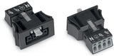 WAGO Gerätebuchse 4p ger Snap/schraub Serie 890 890-704 Federzug 400V 16A hfr