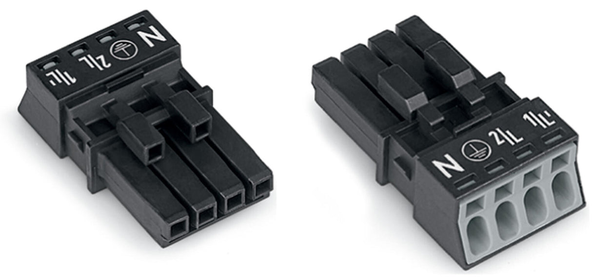 WAGO Steckverbinder Gebäude Buchse 4p Serie 890 890-204 Federzug 400V 16A