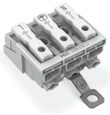 WAGO Klemmleiste 0,5-2,5qmm 24A 3p 30mm Serie 294 294-5413 Thermopl ws Federzug
