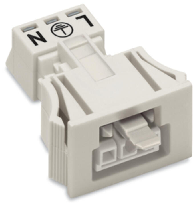 WAGO Gerätebuchse 3p ger Snap/schraub Serie 890 890-723 Federzug 250V 16A hfr