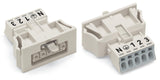 WAGO Gerätebuchse 5p ger Snap/schraub Serie 890 890-725/006-000 Federzug 400V